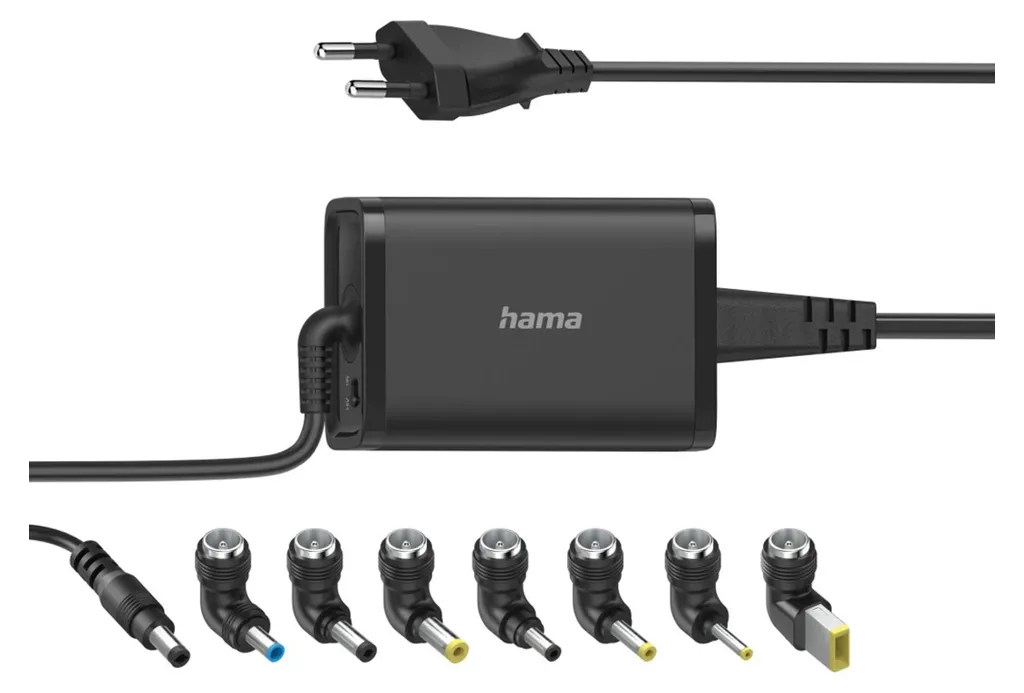 Bloc d'Alimentation Secteur HAMA pour PC Portable 15-19V/45W 8 Connecteurs