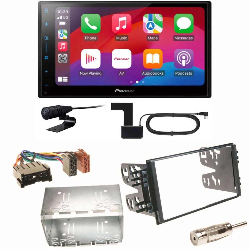 Pioneer SPH-DA77DAB Android Auto Einbauset für Kia Sorento JC Rio DC Carnival