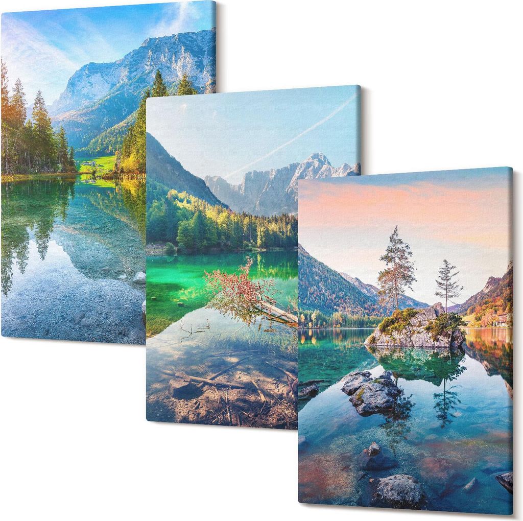 Leinwandbilder – Wandbilder – Leinwandbild – Canvas Bild – Polycanvas – Kunstdruck – – Modern – Aufhängefertig – Mehrteilig – ...