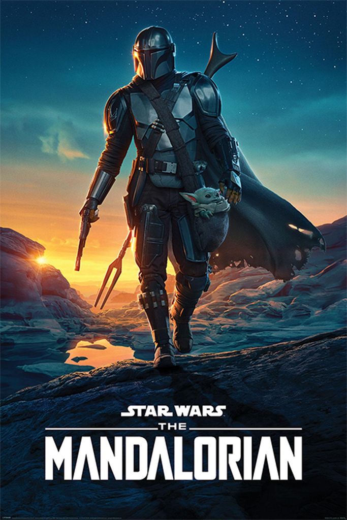 Star Wars - Poster - The Mandalorian - Nightfall