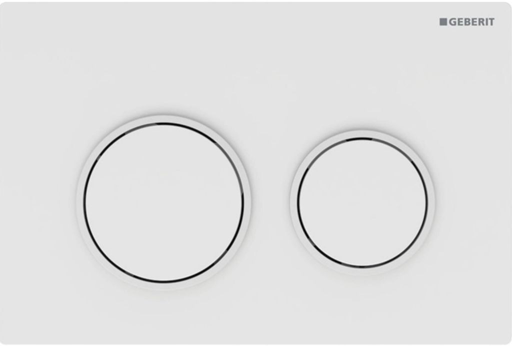 Geberit Betätigungsplatte Omega20, 2-Mengen, KS, Produktbild 