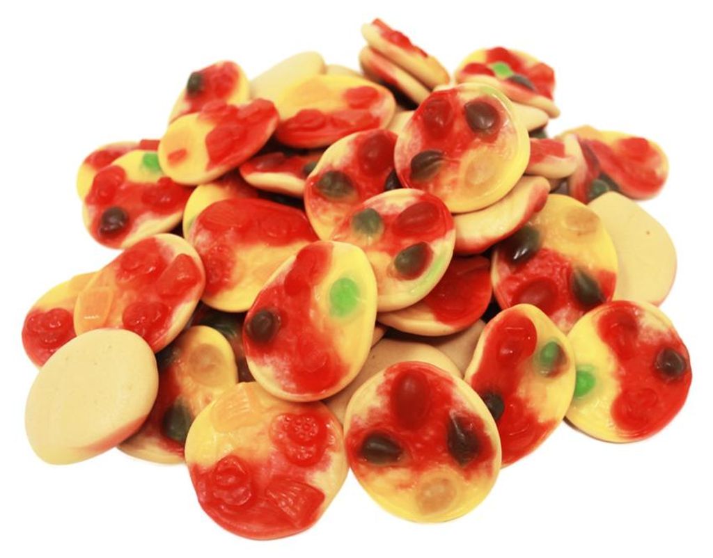 Trolli Mini Pizza gomma frutta piccola rotonda dolce senza Immagine del prodotto 