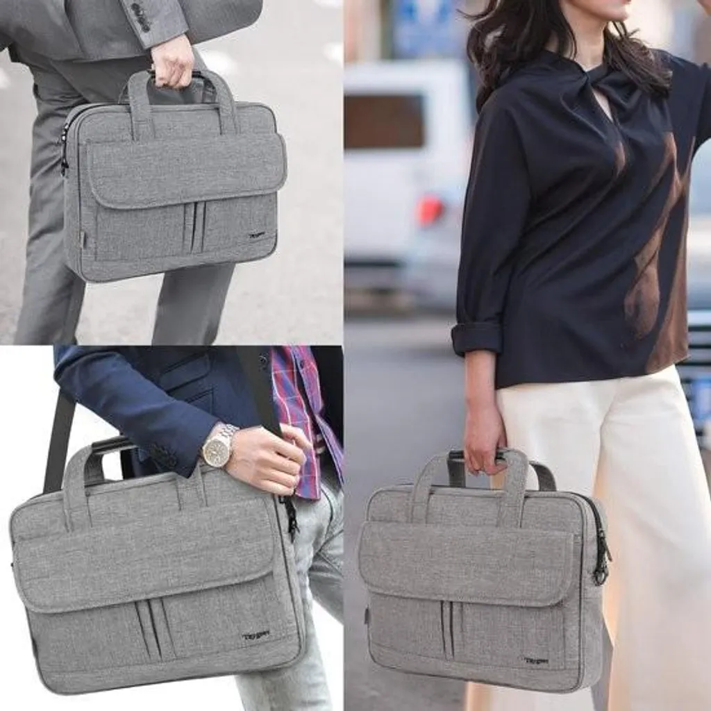 Sacoche ordinateur 15,6 pouces imperméable - Sac multifonction robuste
