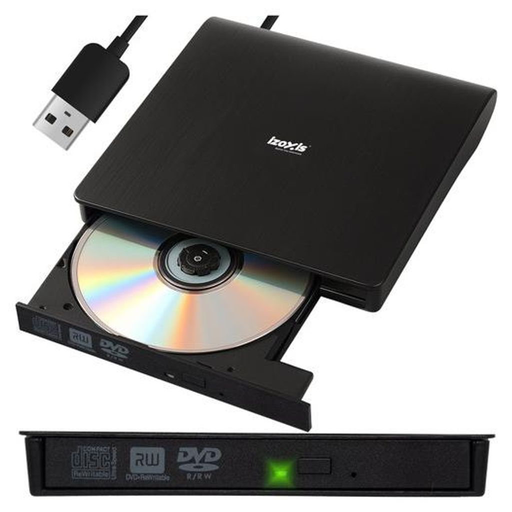 Izoxis Externí mechanika + CD/DVD vypalovačka 26083 ISOx Produktbild 