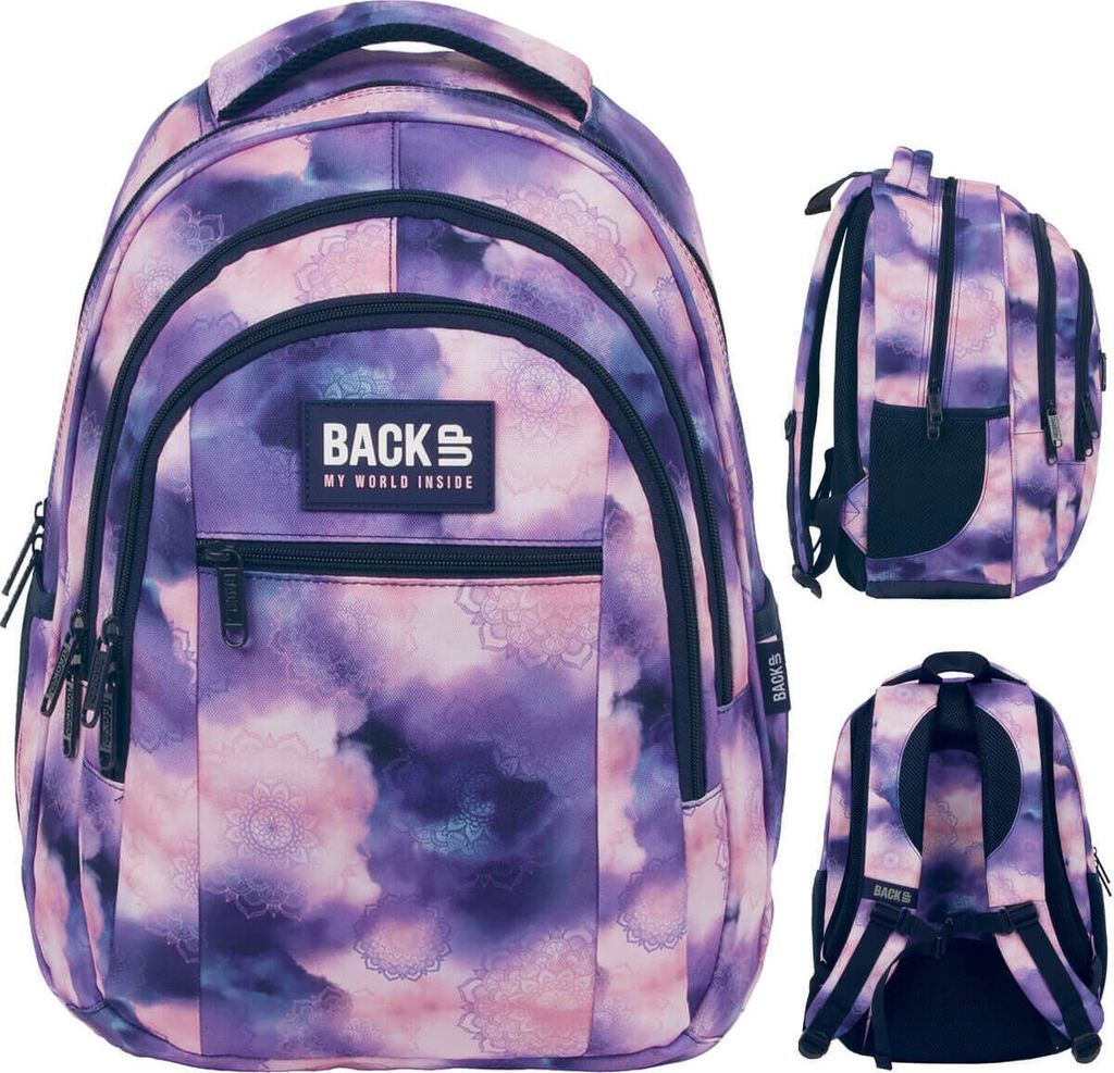 Derform BACKUP Schulrucksack mit drei Fächern, Modell O Produktbild 