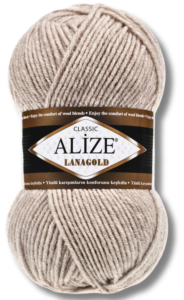 Alize 1x 100g příze Lanagold, unifikovaná barva, vhodná pro Obrázek produktu 