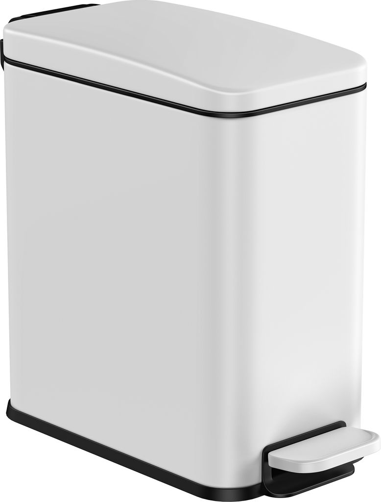 SONGMICS Kosmetikeimer, 5 Liter, Mülleimer Bad, mit Deckel, Produktbild 