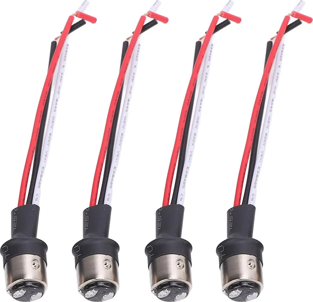 Adattatore Spina 1157 per LED Auto: Set 4 Pezzi Cablaggio Rapido