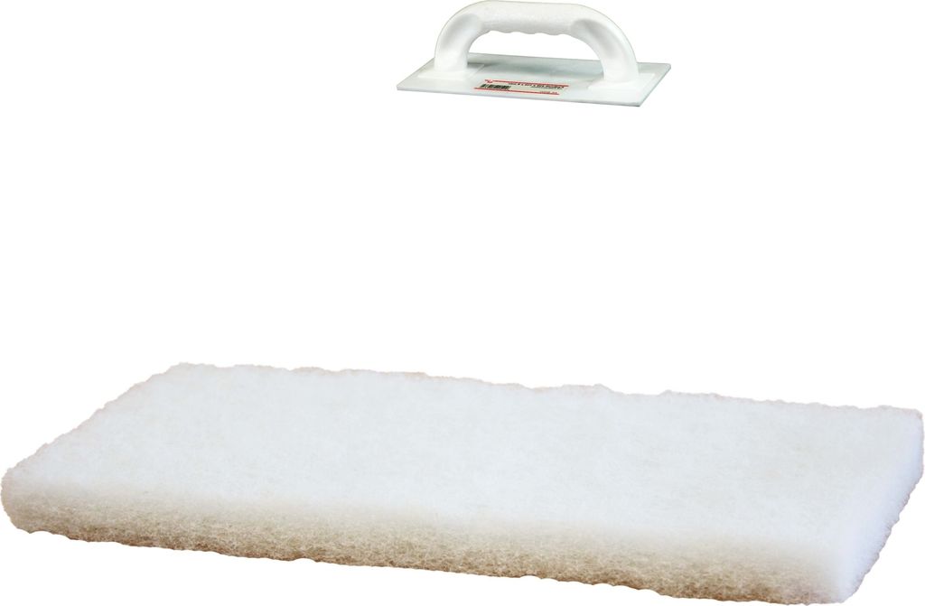 Padbrett-Belag 230 x 110 x 20 mm, weiss / fein