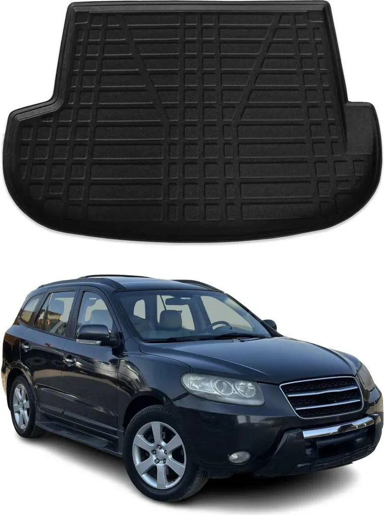 Protezione Bagagliaio Hyundai Santa Fe 2006-2012 Gomma TPE Impermeabile