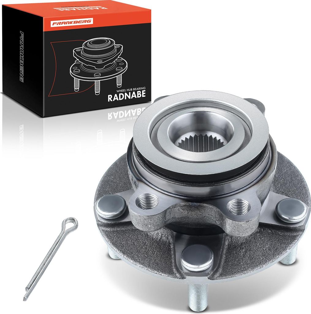 Frankberg 1x Radnabe Radlagersatz Vorderachse beidseitig für Nissan Juke Leaf Qashqai +2 I X-Trail Renault Koleos