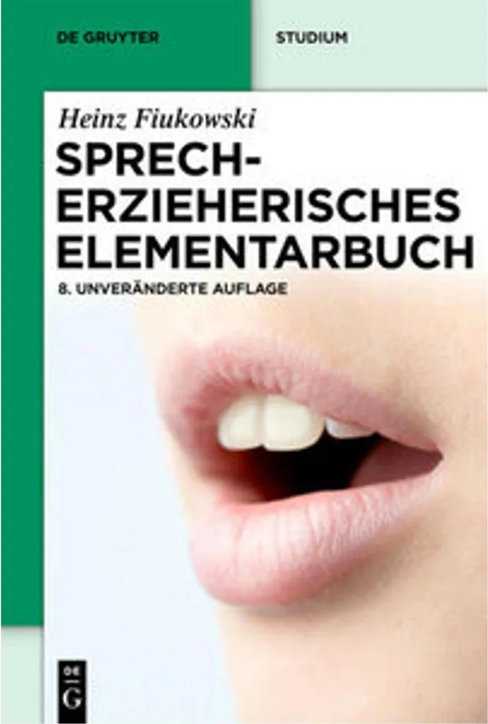 Livre de diction allemande Sprecherzieherisches Elementarbuch broché