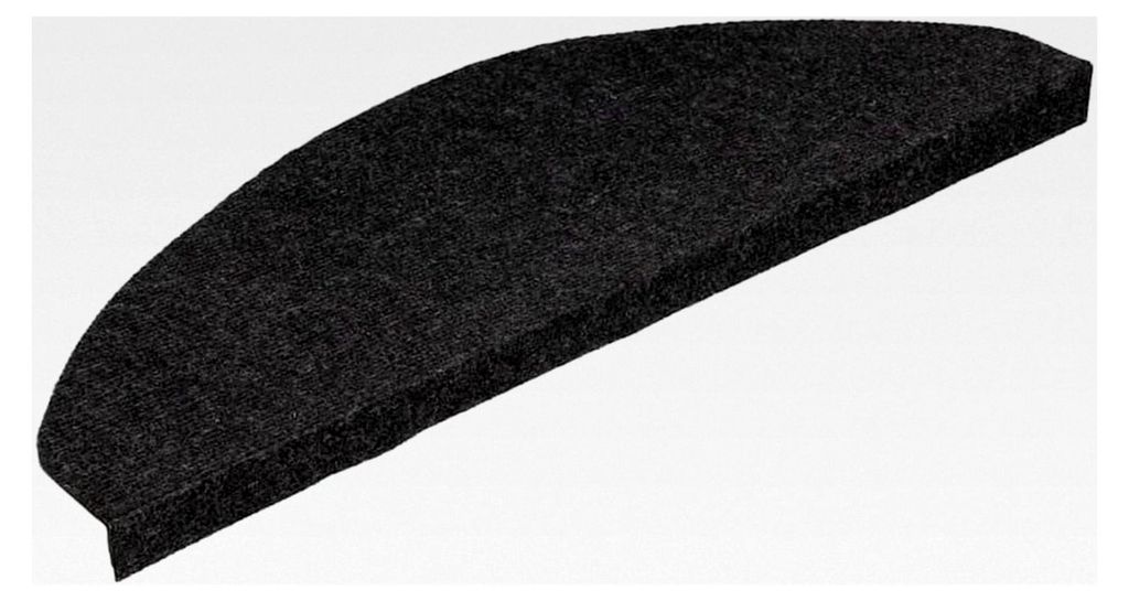 Selbstklebende Stufenmatten 30 Stück Schwarz 65x22,5x3,5 cm, Treppenmatten, Teppich für Treppenstufen, Treppenteppich, Teppichauflagen für Treppen