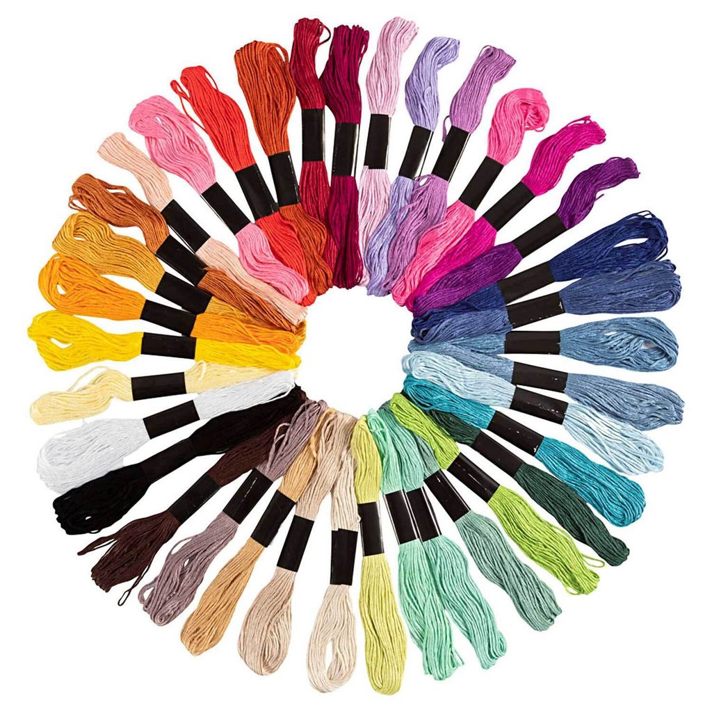 Set di filati per ricamo "Colori assortiti", 42 pezzi Immagine del prodotto 