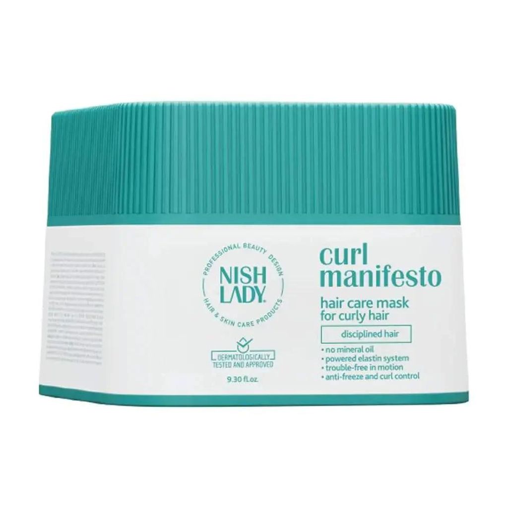 Nishlady Curl Manifesto Hair Care Maske 275 ml – Intensive Produktbild 