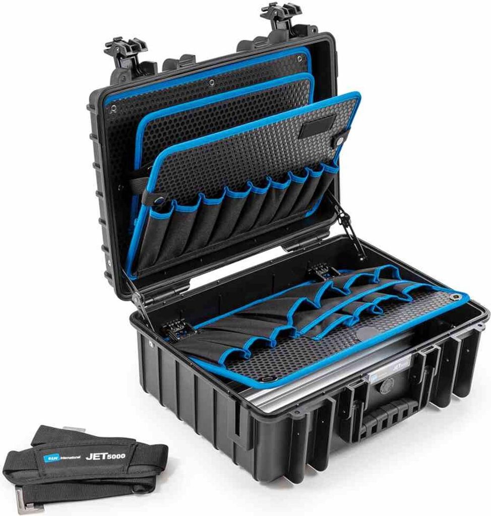 Werkzeugkoffer JET 5000 mit Werkzeugtaschen, Werkzeugbox Immagine del prodotto 