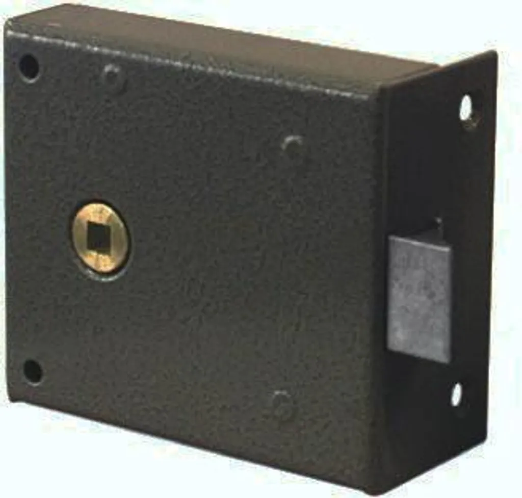 Bec de cane horizontal à plaquer 95 mm JPM 155000-01-01 en acier