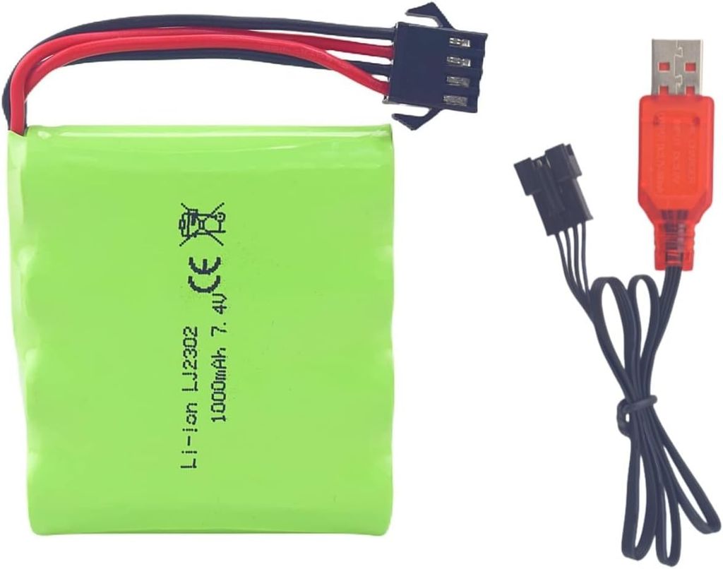 Akku 7.4V 1000mAh SM-4P für RC DE36W DE65 | Produktbild 