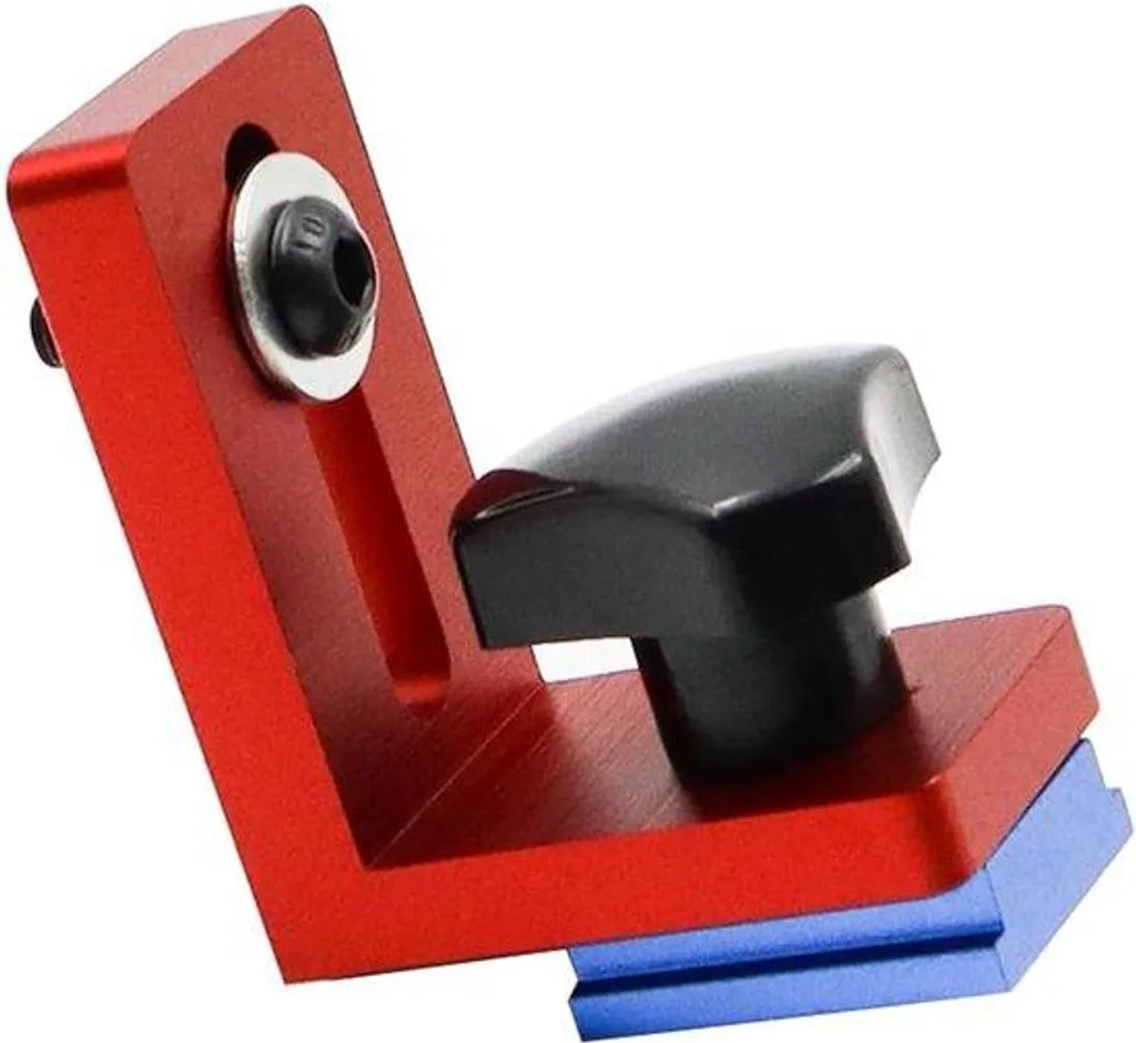 Guide de découpe pour établi de bois - 30 butées métalliques rainure en T