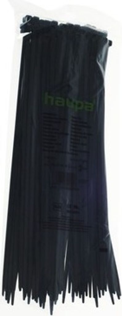 Haupa 262620 Kabelbinder UV-beständig 302x4,8 mm Nylon Produktbild 