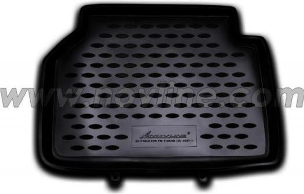 Tappetino Auto Conducente In Velluto Per VW Tiguan II E Allspace (dal 2016) - 850 G/m², Made In Germany, Nero - 2