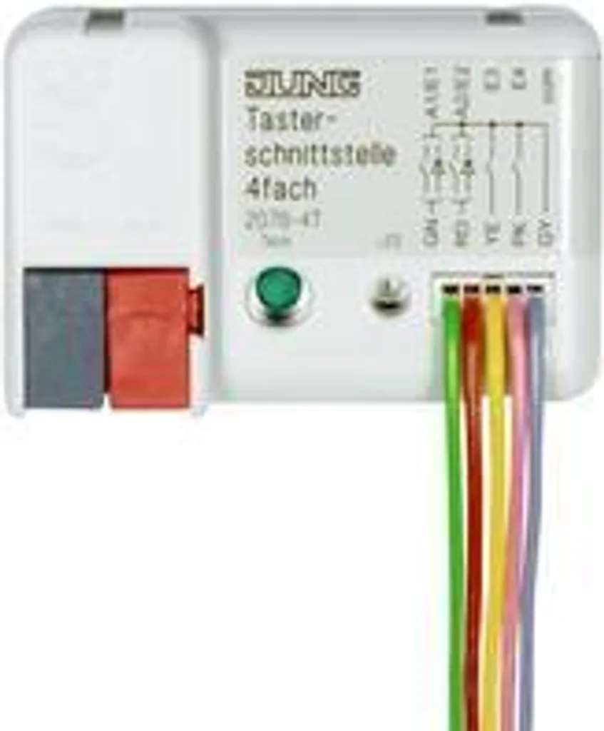 Jung 2076-4T KNX Interface de Bouton-Poussoir 4 Canaux pour Domotique