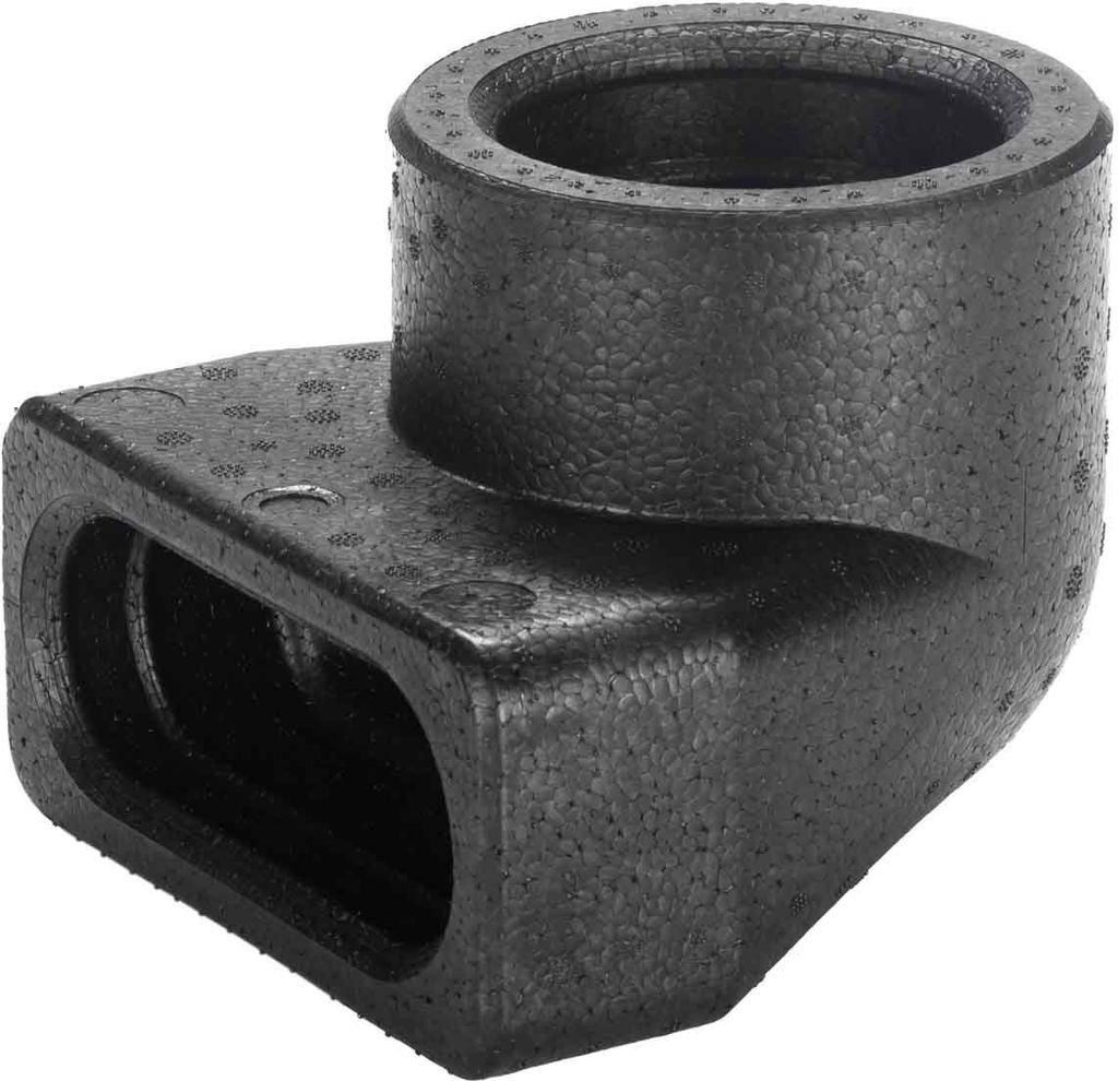 Zehnder ComfoFit Therm Übergangsbogen 90 Grad DN 90 flat 51