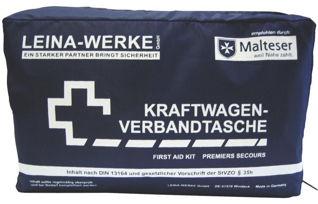 Leina-Werke 11002 Autolékárnička Compact DIN 13164:2022 - Obrázek produktu 