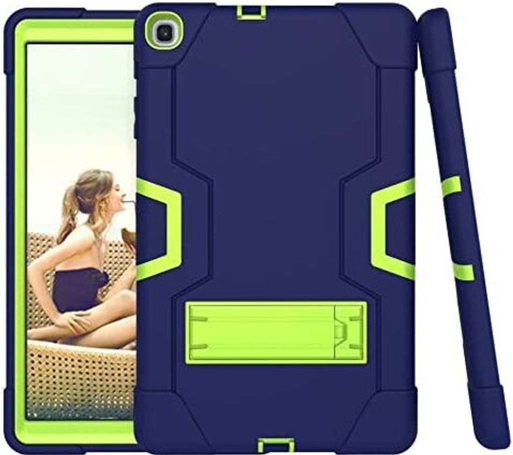 Tasche für Samsung Galaxy Tab A8 10.5" Gepanzert mit Ständer Marineblau
