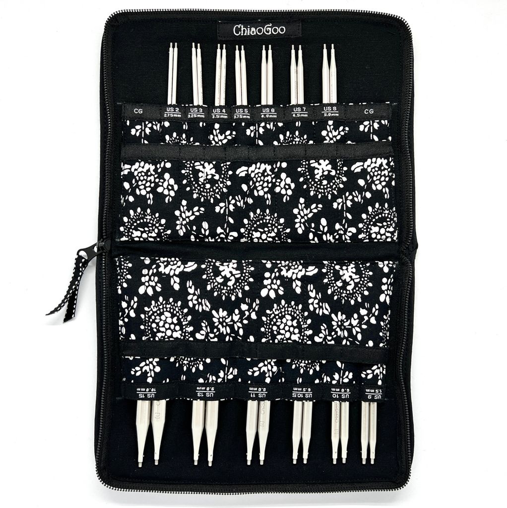 ChiaoGoo Twist Lace Stricknadeln-Set – 13 Paar Wechselspitzen 13 cm (2,75 mm – 10,0 mm)
