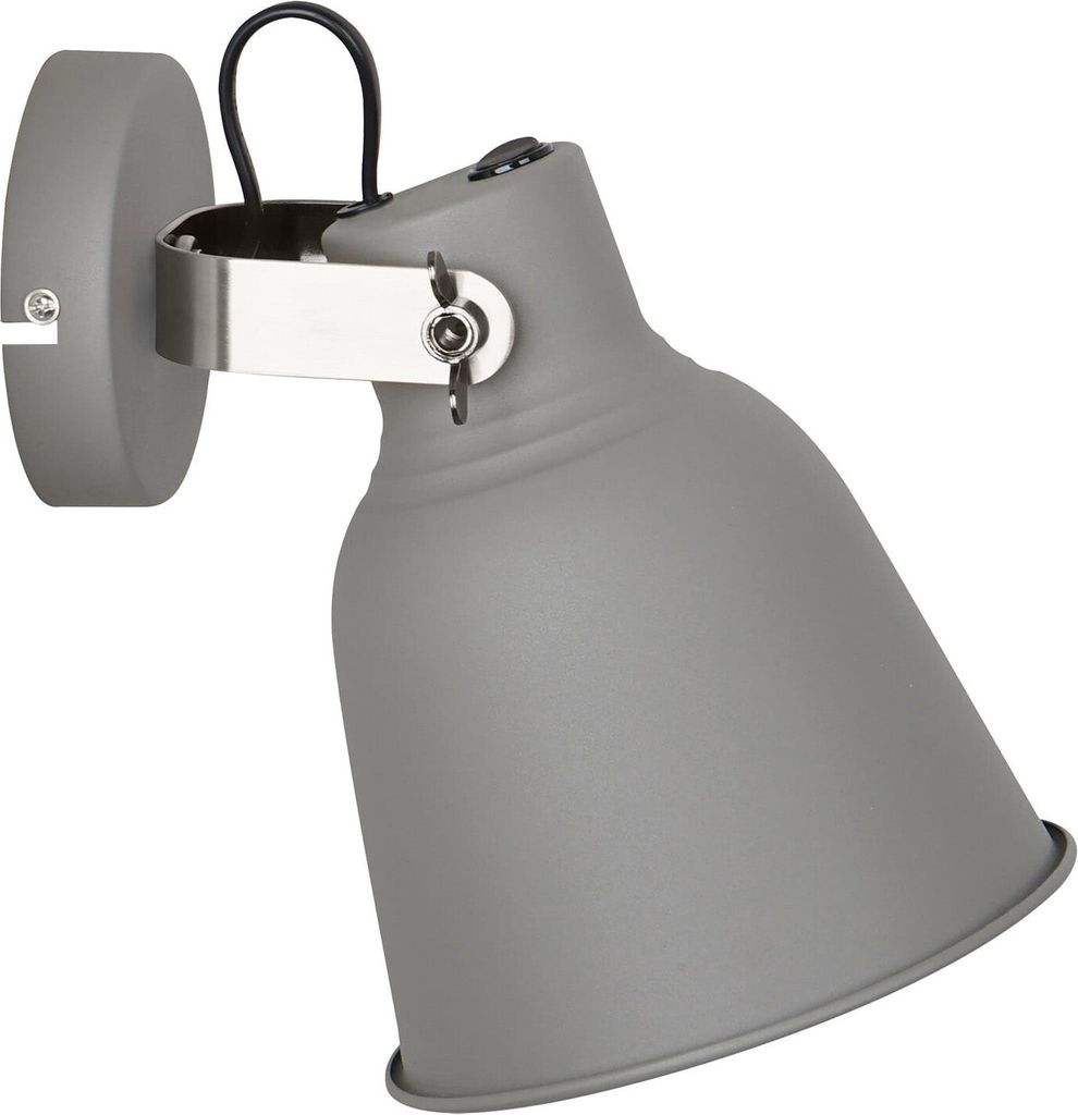 Kinkiet lampa Italux Vidal LED industrialny szary Zdjęcie produktu 