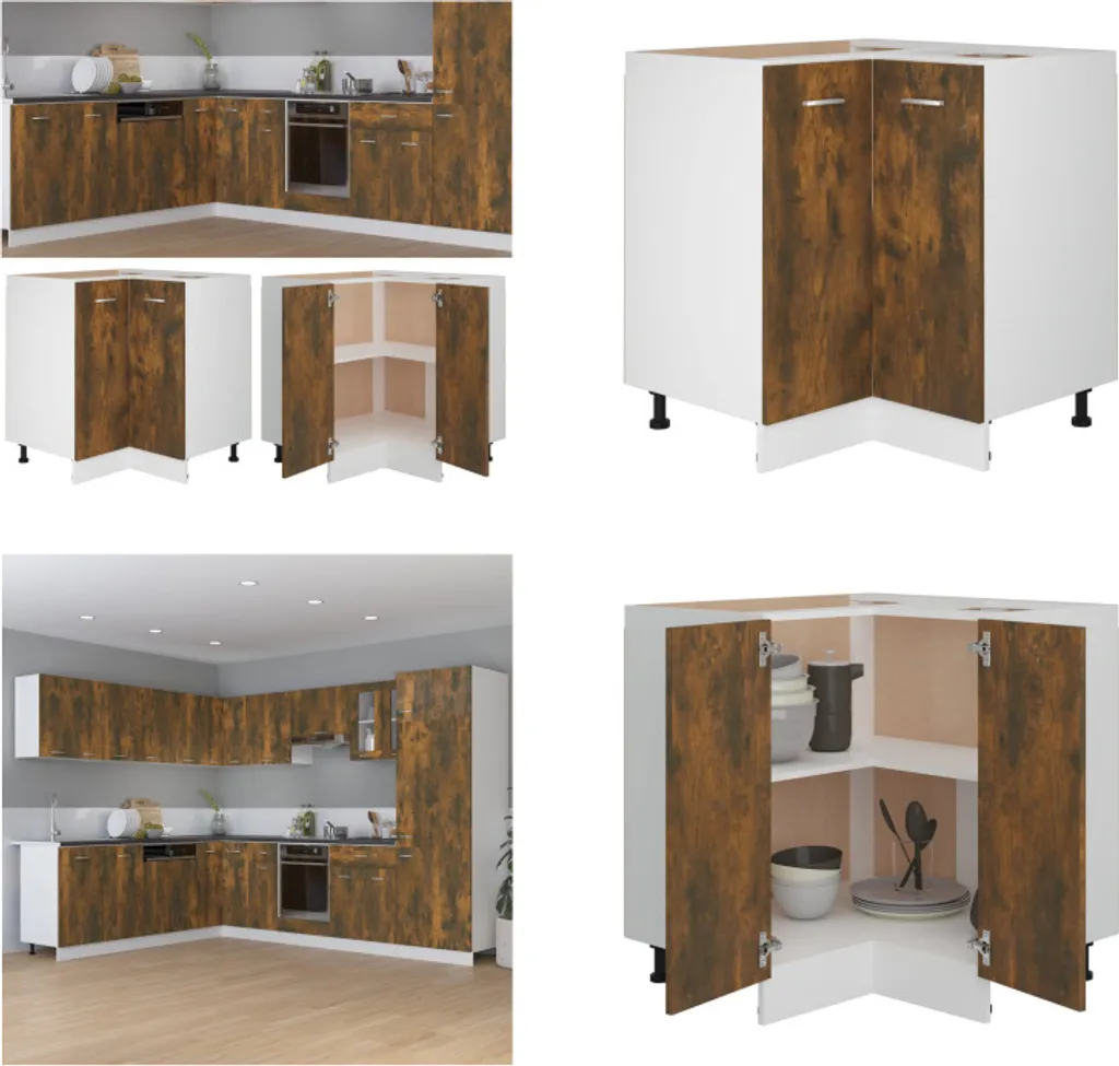 Arreda con Stile: Mobiletto Cucina vidaXL Rovere Fumé 75,5 cm