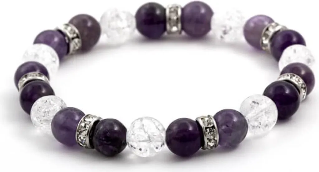 Bracciale Ametista MINK69/18 - Un Regalo dal Cuore della Terra