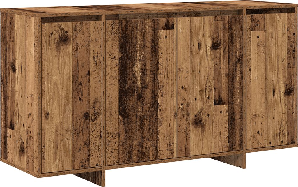 Best Möbel Altholz Sideboard Altes Holz Massivholz Altholz 135 x 41 x 75 cm - Anrichte Kommoden CL65283