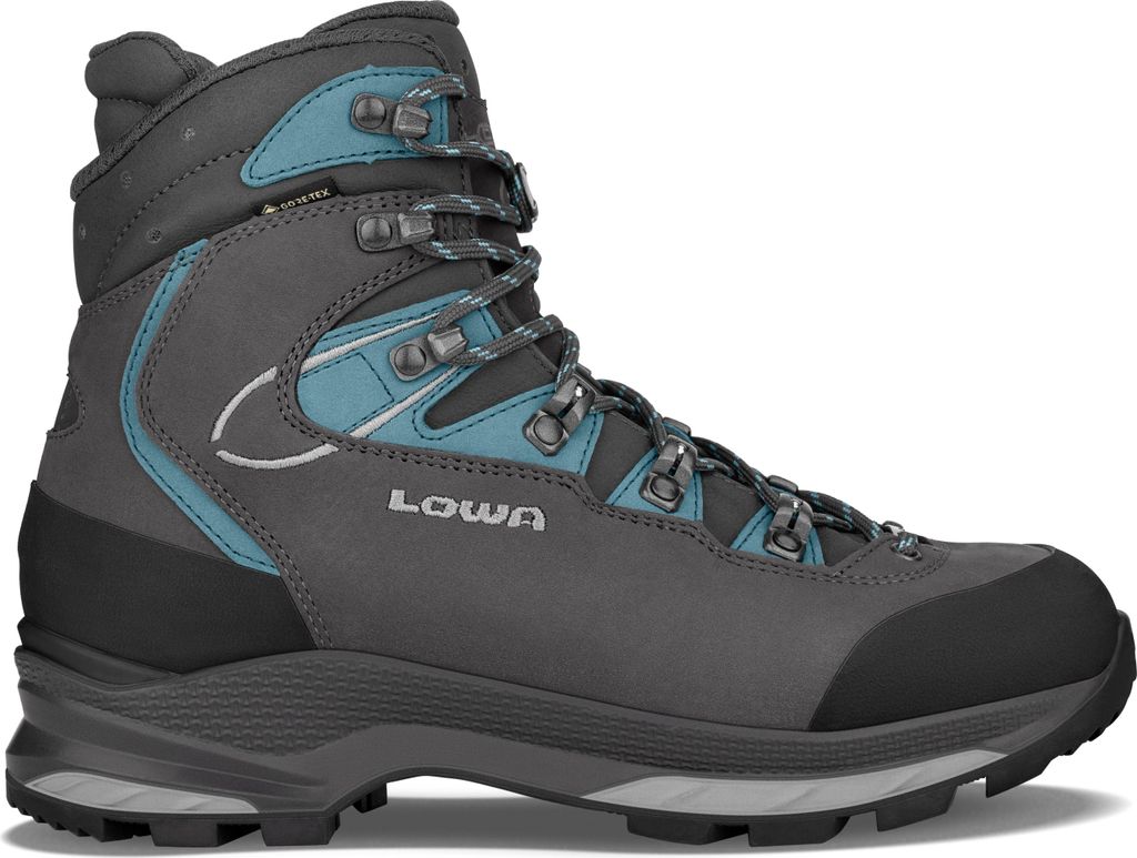 Lowa Damen Mauria Evo GTX Trekkingstiefel ANTHRAZIT/TUERKIS 39