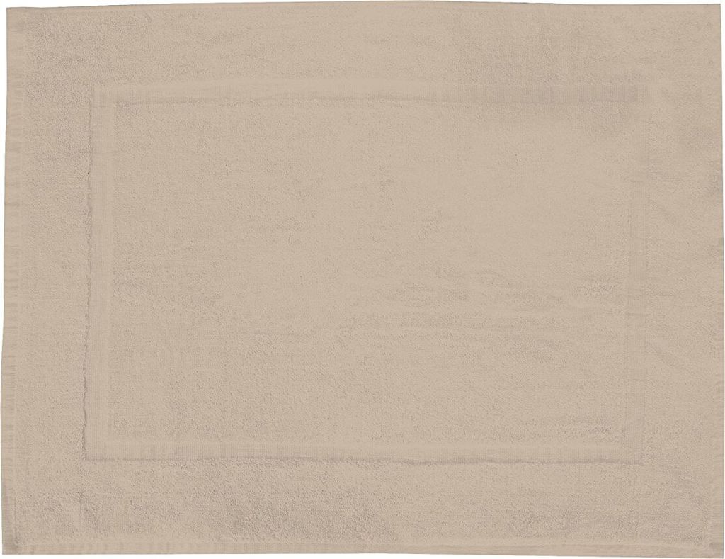 WENKO 20830100 Frottier Duschvorleger Paradise Beige - Badematte, Baumwolle, Beige