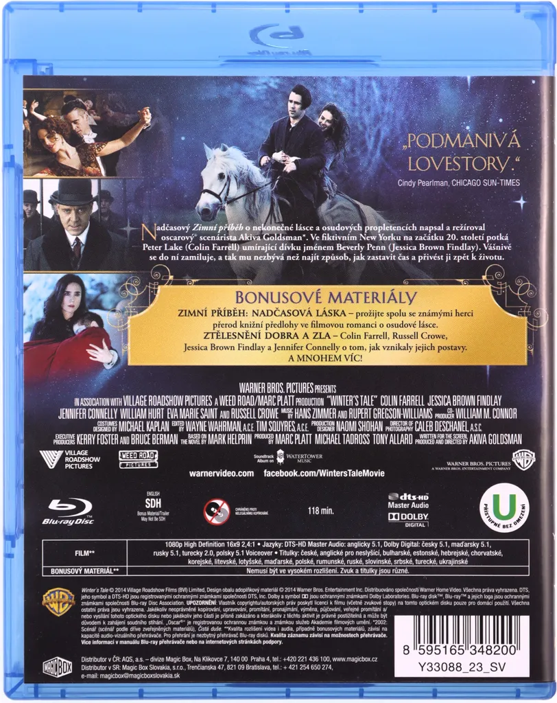 Film Winter's Tale en Blu-ray Edition Originale pour votre collection TV