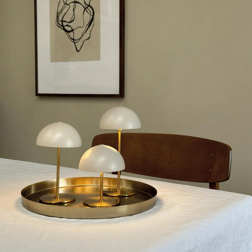 Set de 3 Lampes de Table LED pour Ambiance de Salon et Table à Dîner - 7