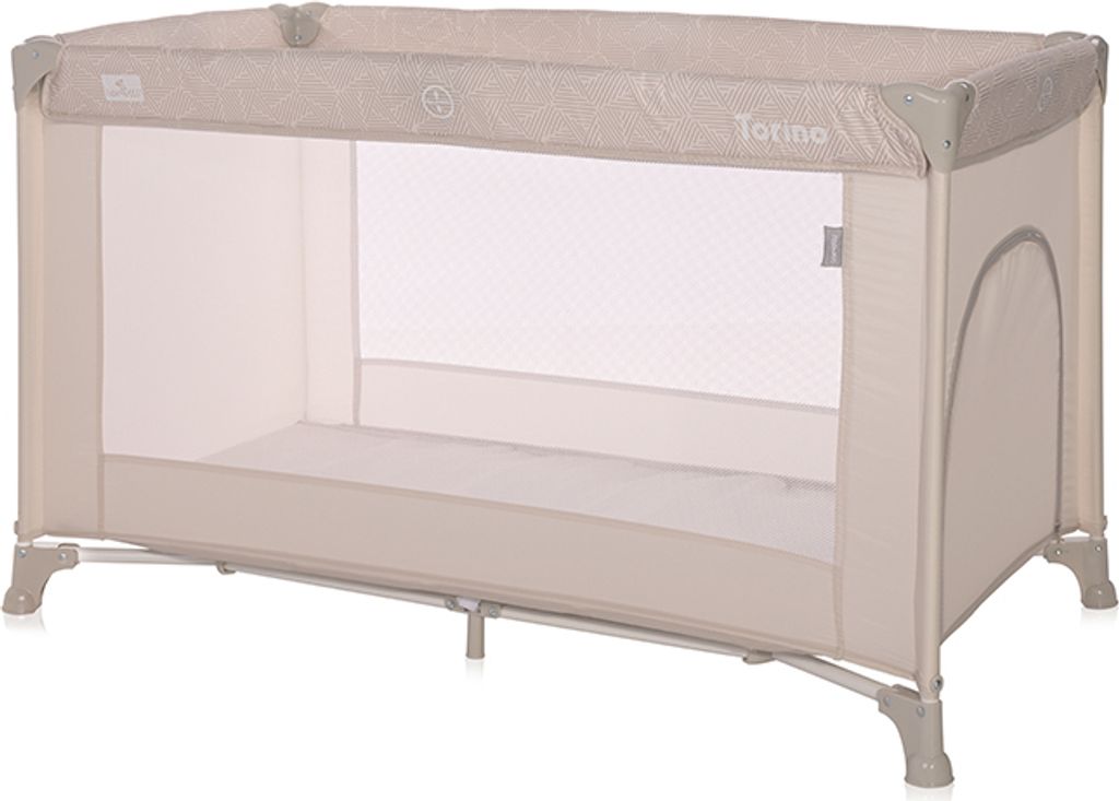 Cestovní postýlka Lorelli TORINO 1 vrstva FOG STRIPED Obrázek produktu 