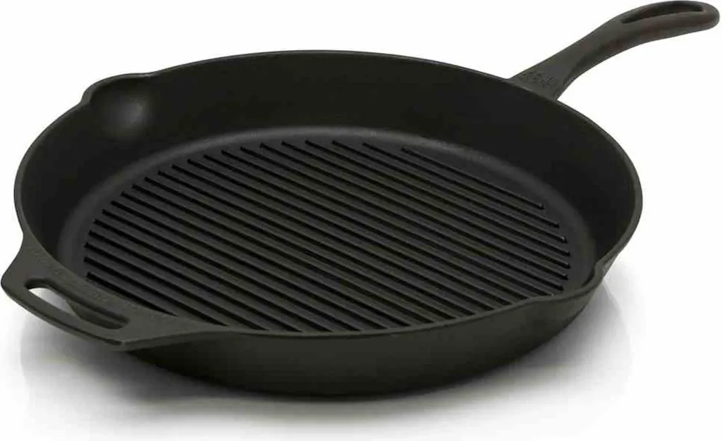 Padella Grill Petromax gp35 con Manico: Ghisa per Outdoor e Barbecue