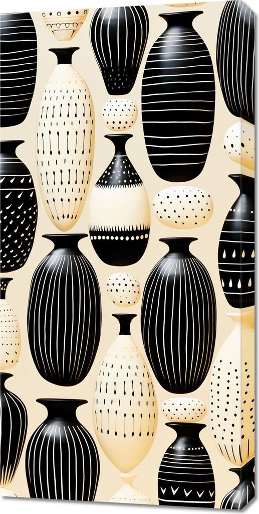Bild 50x100cm Monochromatische Harmonie