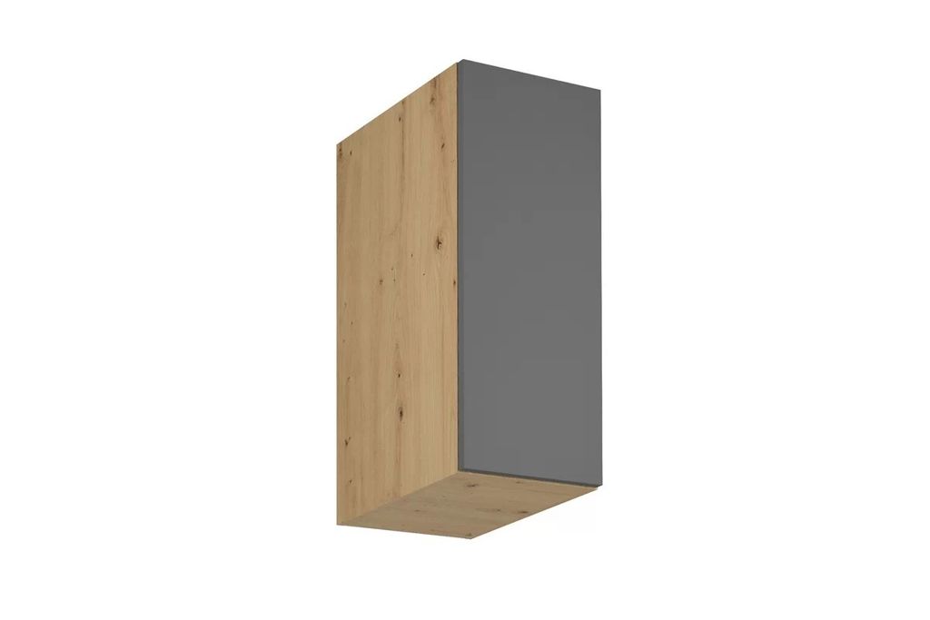 Hängeschrank 30 cm Küchenschrank Küchenmöbel, Langen G30G, Grau / Matt