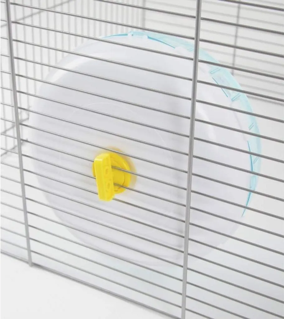 Roue de hamster silencieuse de 20 cm avec surface de course large