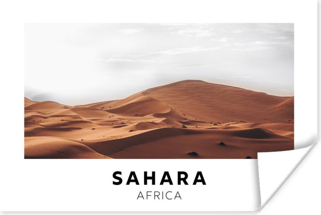 MuchoWow Poster Afrika - Sand - Natur 180x120 cm - Fotoplakat