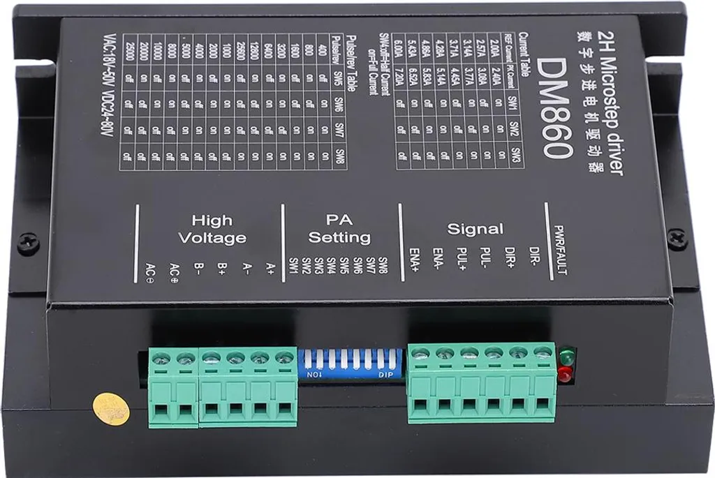 Contrôleur de moteur pas à pas DM860 haute tension pour CNC et robotique