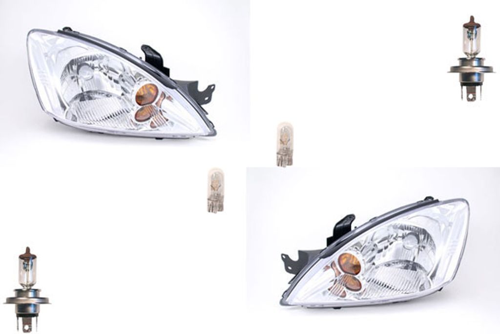 Johns, Scheinwerfer Halogen passend für Mitsubishi Lancer CS 03-08 Leuchtmittel Set L R MN161673 8301B687 8301B697 8301B837 MN175803 MN161674 8301...