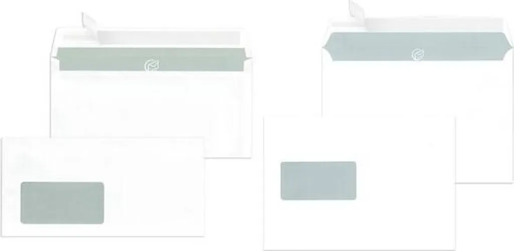 Enveloppes C5 Autocollantes 80g avec Fenêtre MAILmedia 248140 - 500 Ex