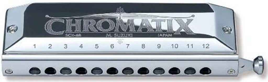 Suzuki SCX-48 Chromatix Harmonica 12 Trous Anches en Bronze Phosphoreux