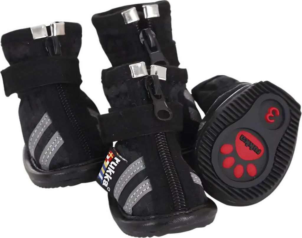 Rukka Pets Hundeschuhe Step Shoes black, Größe:Gr.4