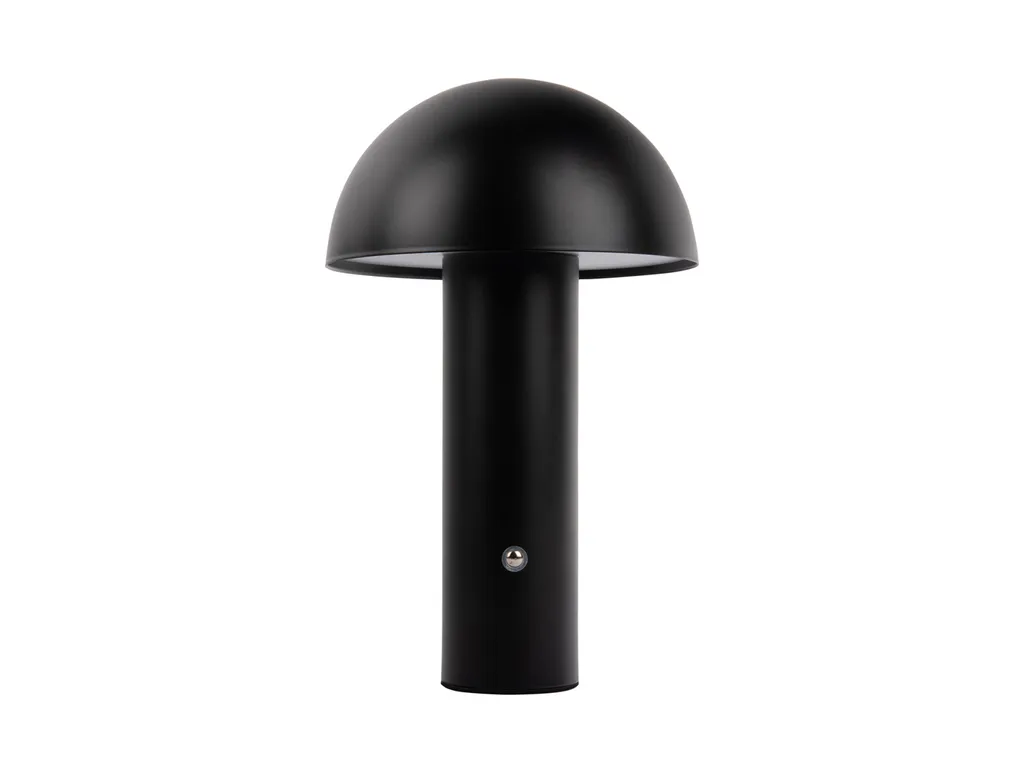 Lampe de chevet noire Fuego Ø15cm - Éclairage d'appoint pour chambre zen